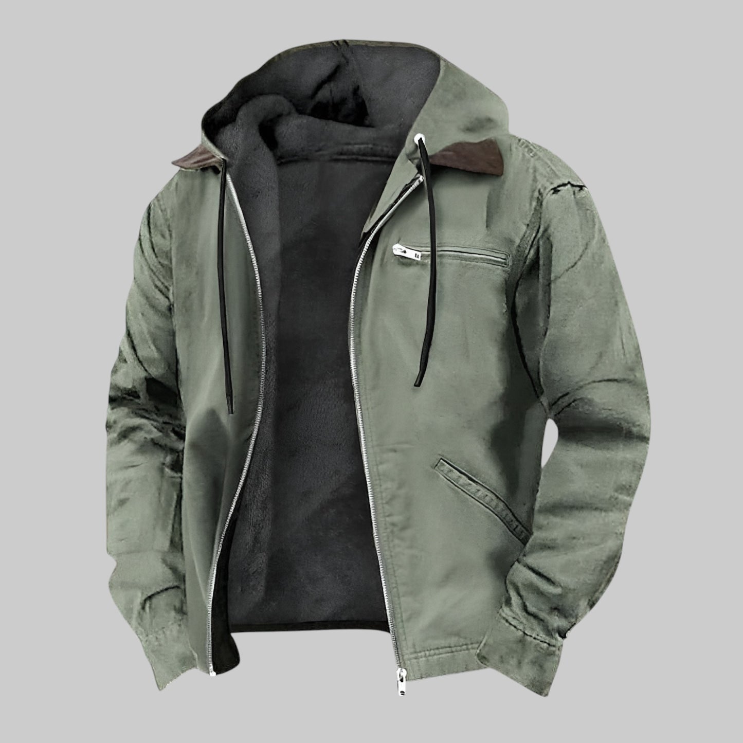 David™ | Chaqueta con capucha y cremallera