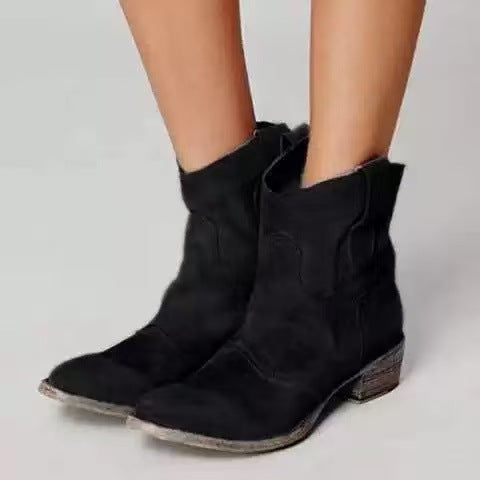 Emma™ | Botines de ante elegantes