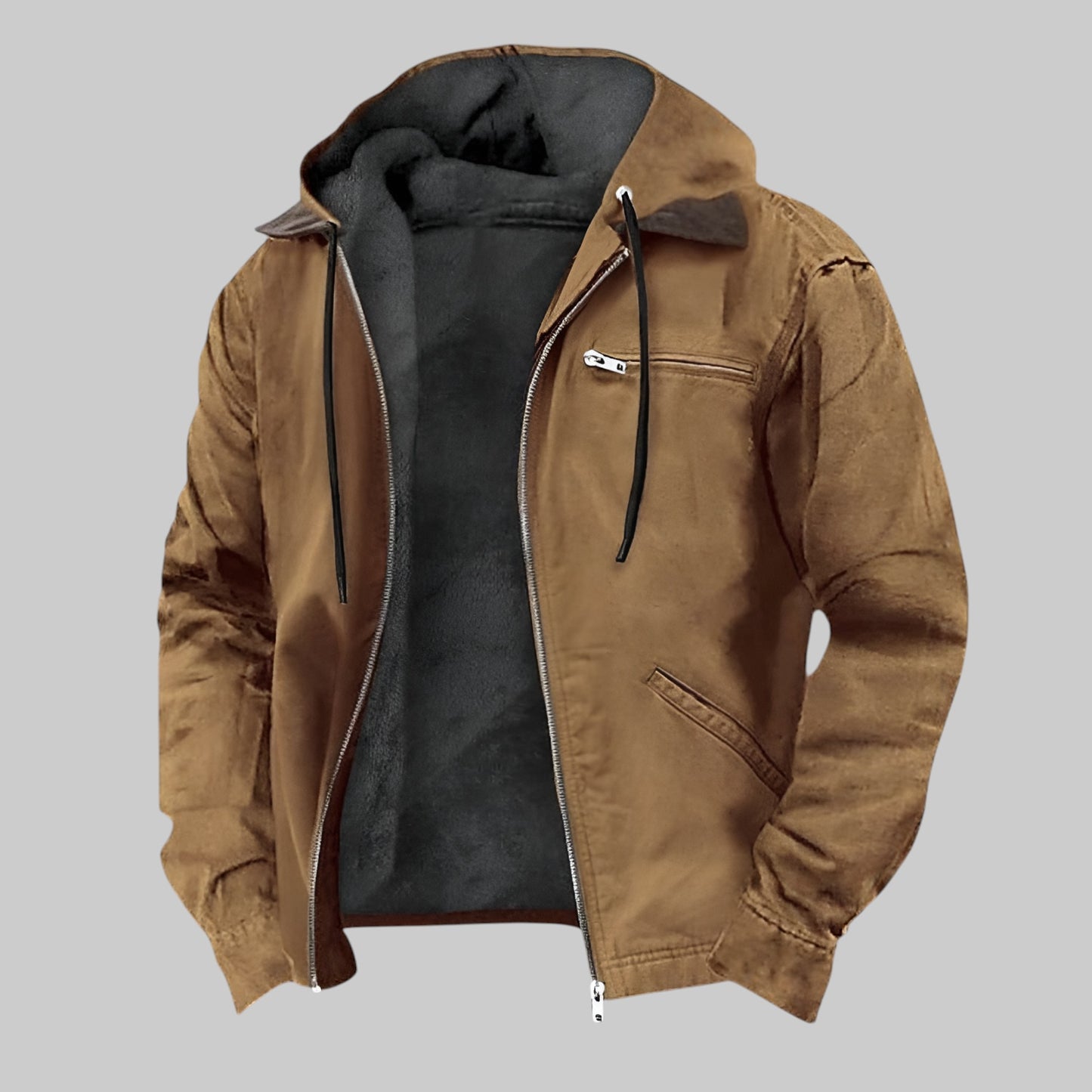 David™ | Chaqueta con capucha y cremallera