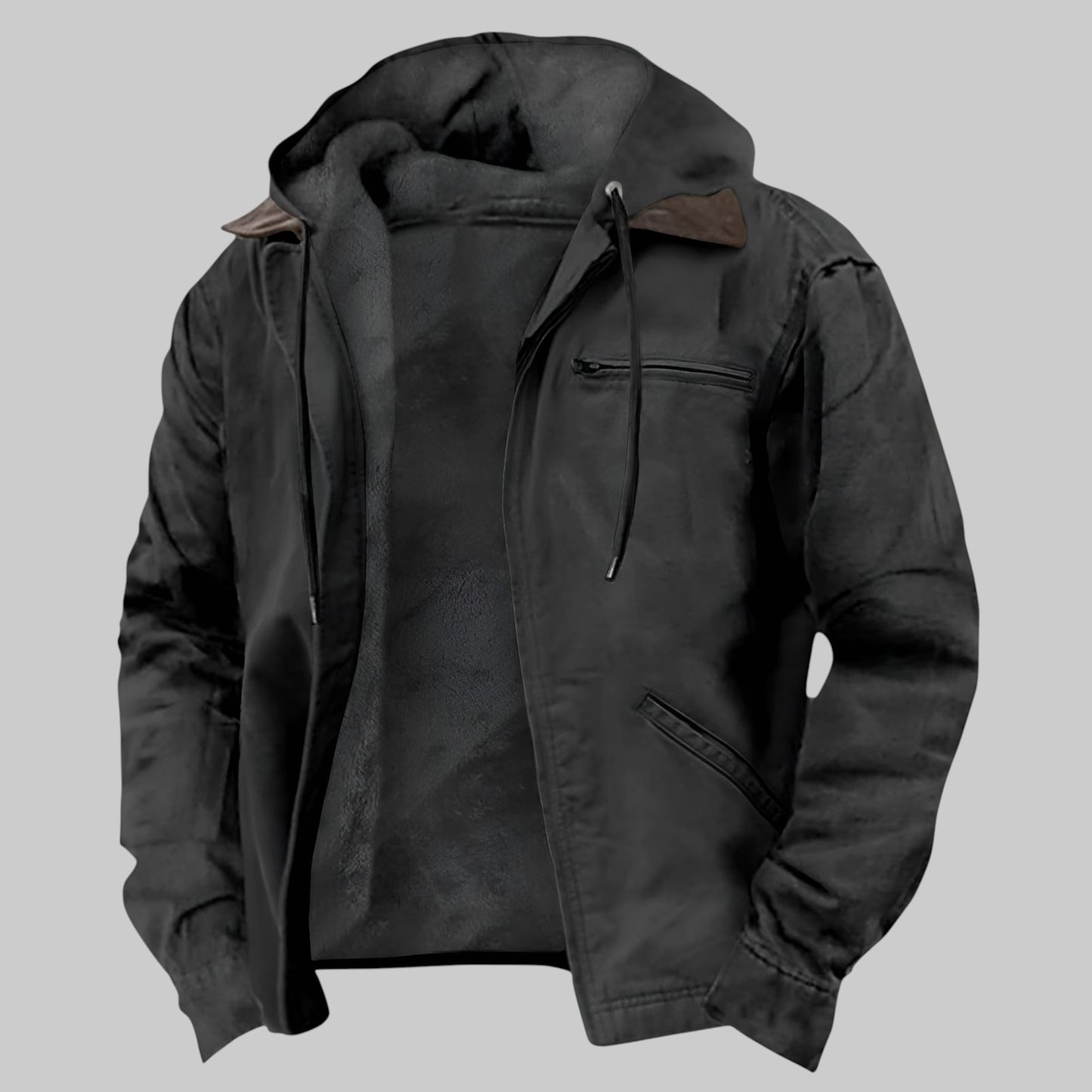 David™ | Chaqueta con capucha y cremallera