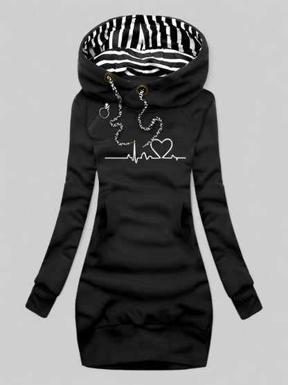 Luna™ | Vestido de lana estampado