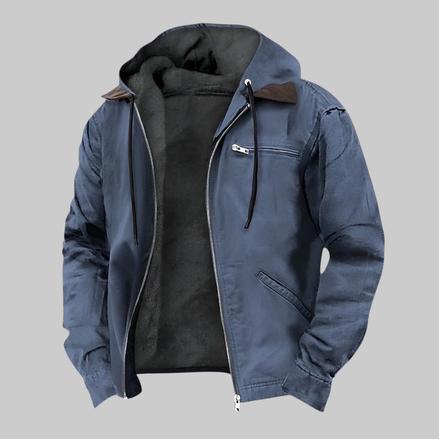 David™ | Chaqueta con capucha y cremallera