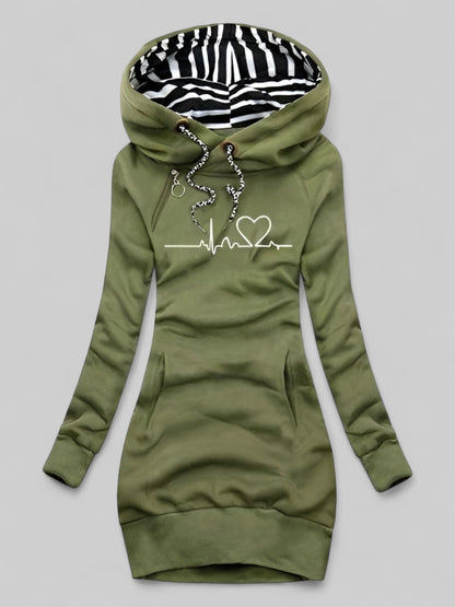 Luna™ | Vestido de lana estampado