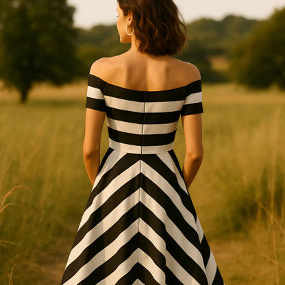 Rosa™ | Vestido ligero con rayas sutiles